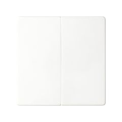 Tecla doble para mecanismos doble blanco simon 82