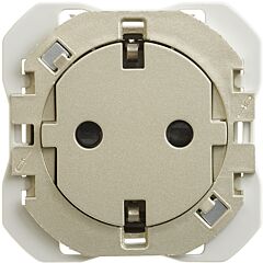 Base de enchufe schuko clean 16a 250 v~ con sistema de embornamiento a tornillo cava simon 270