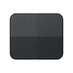 Tecla doble para mecanismos de mando negro simon 75