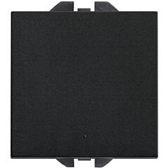 Interruptor unipolar pulsante 10ax 230v~ con sistema de embornamiento rápido negro mate simon 270