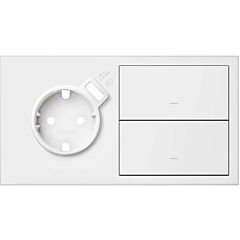 Kit front 2 el.base c/carg.usb +2 teclas