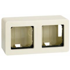 Caja superficie 4 mód. marfil s27 play
