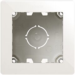Caja de superficie compacta para 1 elemento blanco simon 270