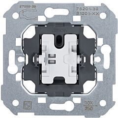 Conmutador 10 ax 250v~ con sistema de embornamiento rápido simon 75