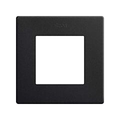 Marco para mecanismos ip44 de 1 elemento negro mate simon 270