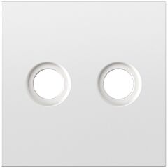 Tapa para toma r-tv+sat universal blanco mate simon 360