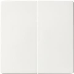 Conjunto semi-montado de 2 conmutadores 10 ax 250~ con sistema de embornamiento rápido blanco mate simon 82 concept