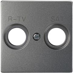 Placa para tomas inductivas r-tv+sat titanio simon 82 concept