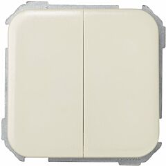 Grupo de 2 interruptores 10 ax 250v~ con sistema de embornamiento rápido marfil simon 31