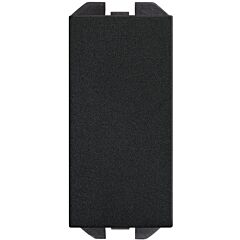 Tapa ciega estética mínima negro mate simon 270