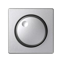 Placa para los mecanismos electrónicos giratorios aluminio frío simon 82 detail