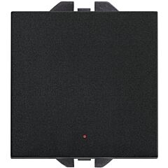 Interruptor unipolar 10ax 230v~ con piloto incorporado negro mate simon 270