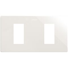 Marco estética mínima para 2 elementos blanco simon 270