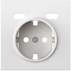Tapa para schuko + 2usb c+c blanco mate simon 360