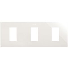 Marco estética mínima para 3 elementos blanco simon 270