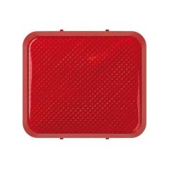Tapa difusora roja para señalizador luminoso simon 75