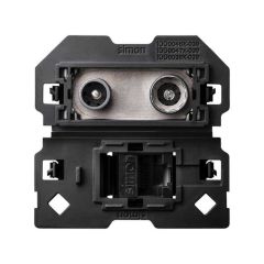 Toma r-tv+sat unica con rj45 cat6 2m