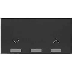Tecla para interruptor de persianas negro mate simon 100