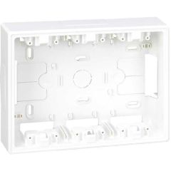 Base caja pared superficie kit 3 mod.bl