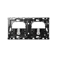 Kit back horizontal para 2 elementos con 2 conmutadores pulsantes simon 100