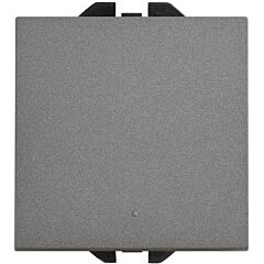 Interruptor unipolar pulsante 10ax 230v~ con sistema de embornamiento rápido titanio simon 270