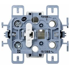 Pulsador 10 a 250v~ con sistema de embornamiento a tornillo simon 73