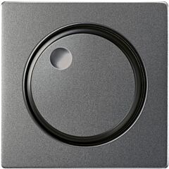 Placa para los mecanismos electrónicos giratorios titanio simon 82 concept