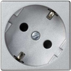 Base de enchufe schuko 16 a 250v~ con dispositivo de seguridad y embornamiento a tornillo aluminio simon k45