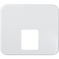 Placa para tomas telefónicas con conectores rj11 y rj12 blanco simon 75