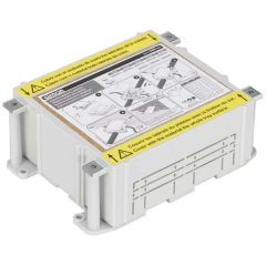 Cubeta de plástico para caja de suelo regulable de 2 elementos para instalación en suelo de pavimento simon 500 cima