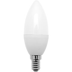 Lámpara led essense flame basic con forma de vela, de 5w de potencia a 230v ac, con un flujo de 489lm y 3000k. casquillo e14. aporta un ahorro en el c