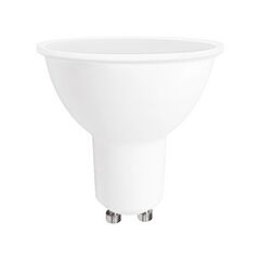 Lámpara led icon basic para un ahorro energético del 90%, de 7w de potencia, a 230v ac, 3000k y un flujo de 578lm. angulo de apertura de 100° y casqui