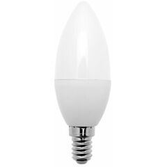 Lámpara led essense flame basic con forma de vela, de 5w de potencia a 230v ac, con un flujo de 489lm y 3000k. casquillo e14. aporta un ahorro en el c