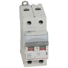 Interruptor seccionador dx&sup3; -is - 2p - 400v~ - 63a - 2mod