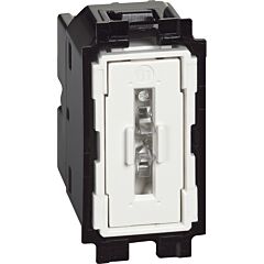 Pulsador luminoso living now - 10a - 250vca - 1 módulo
