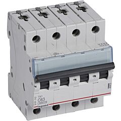 Mcb tx³ 6000a 4 polos 63a curva c