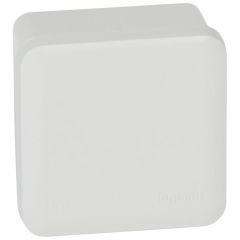 Caja de derivación para conexiones, plexo ip55, cuadrada. dimensiones: 80x80x45mm. tapa superficie lisa. sin entradas. color gris