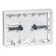 Caja de superficie mosaic - 2x6 o 2x8 o 2x3x2mod - profundidad 46mm