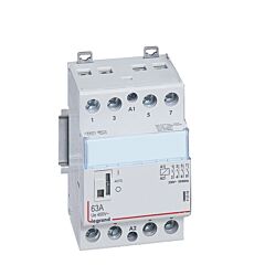 Contactor con bobina 230v~ - 4p - 250v~ - 63a - 4 na - 3mod