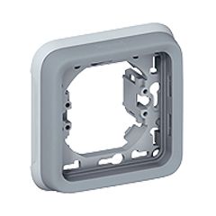 Marco de empotrar plexo modular gris - 1 elemento