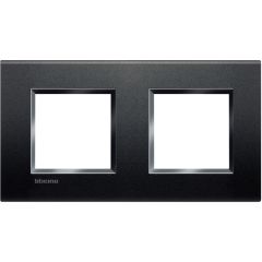Placa embellecedora livinglight de color antracita - 2 x 2 módulos