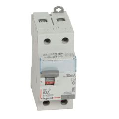 Interruptor diferencial dx³ - 2p- 230v~-63a - tipo ac - 30ma - 2 módulos