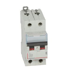 Magnetotérmico dx³ 6000/10ka - 2p - 230/400v~ - 63a - curva c