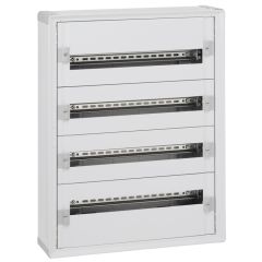 Caja distribución aislante xl³ 160 - totalmente modular - 4 filas de 24 módulos