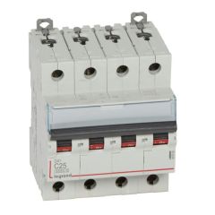 Magnetotérmico dx³ 6000/10 ka - 4p - 400 v~ - 25a - curva c