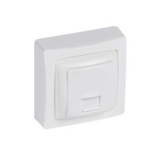 Base de teléfono rj 12 - oteo - monobloc - 6 contactos - 1 salida - blanco