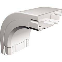 Ángulo convexo con tapa omega - 400x100 - gris