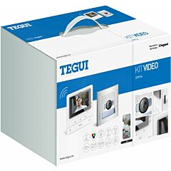 Kit vídeo 1 vivienda 2 hilos, placa sfera new y monitor manos libres classe 100 conectado