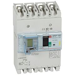 Autom&aacute;tico mccb dpx&sup3; 160 - magnetot&eacute;rmico diferencial - 4p - 16ka - 125a
