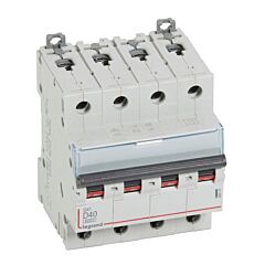 Magnetotérmico dx³ 6000/10ka - 4p - 400v~ - 40a - curva d